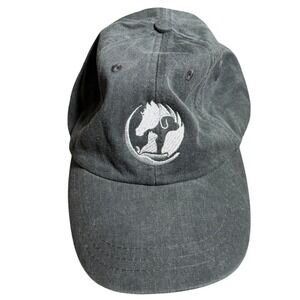 Adams Washed Cotton Dad Hat Animal Horse Dog Cat Logo Leather Strap Nature Trail